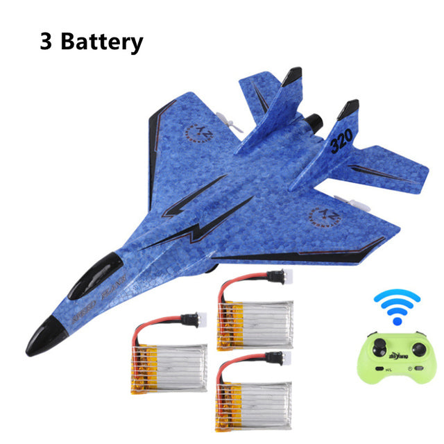 2.4G Planör RC Drone MIG 320 Sabit Kanatlı Uçak El Fırlatma Köpük Dron Elektrikli Uzaktan Kumanda Açık RC Uçak Oyuncaklar Boys için