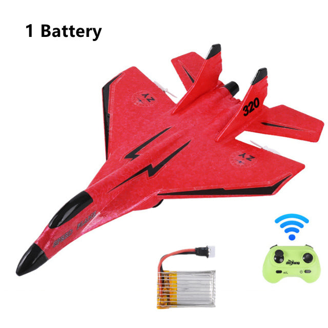 2.4G Planör RC Drone MIG 320 Sabit Kanatlı Uçak El Fırlatma Köpük Dron Elektrikli Uzaktan Kumanda Açık RC Uçak Oyuncaklar Boys için