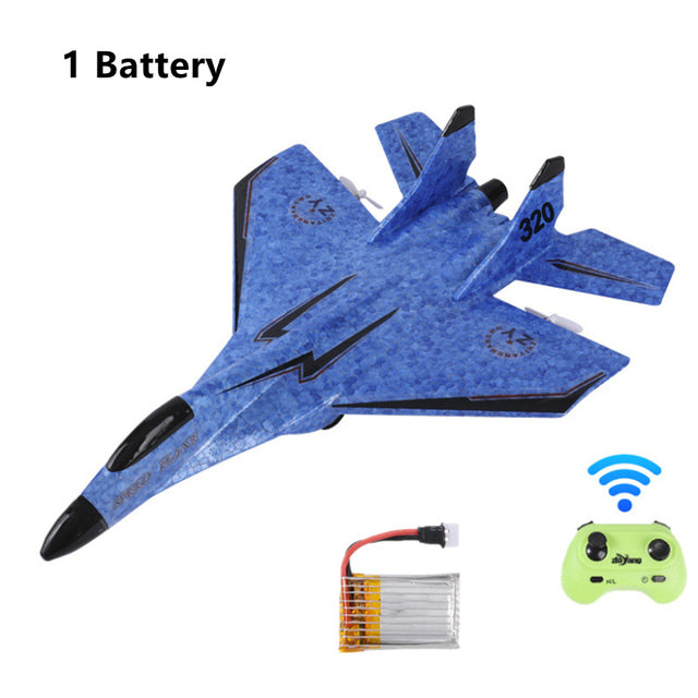 2.4G Planör RC Drone MIG 320 Sabit Kanatlı Uçak El Fırlatma Köpük Dron Elektrikli Uzaktan Kumanda Açık RC Uçak Oyuncaklar Boys için