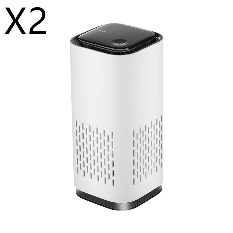 spring new arrival mini portable car air purifiers with usb cable charging Home office HEPA Filter Car Air Purifier