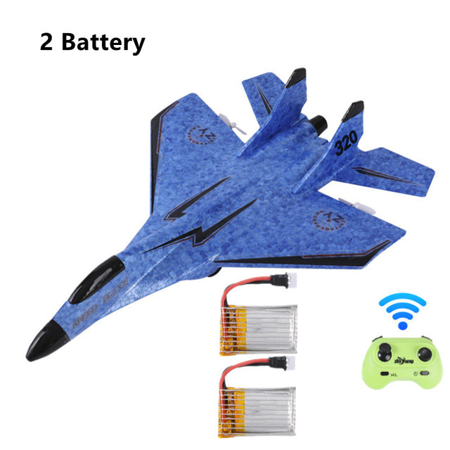 2.4G Planör RC Drone MIG 320 Sabit Kanatlı Uçak El Fırlatma Köpük Dron Elektrikli Uzaktan Kumanda Açık RC Uçak Oyuncaklar Boys için