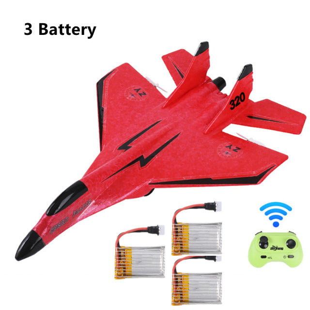 2.4G Planör RC Drone MIG 320 Sabit Kanatlı Uçak El Fırlatma Köpük Dron Elektrikli Uzaktan Kumanda Açık RC Uçak Oyuncaklar Boys için