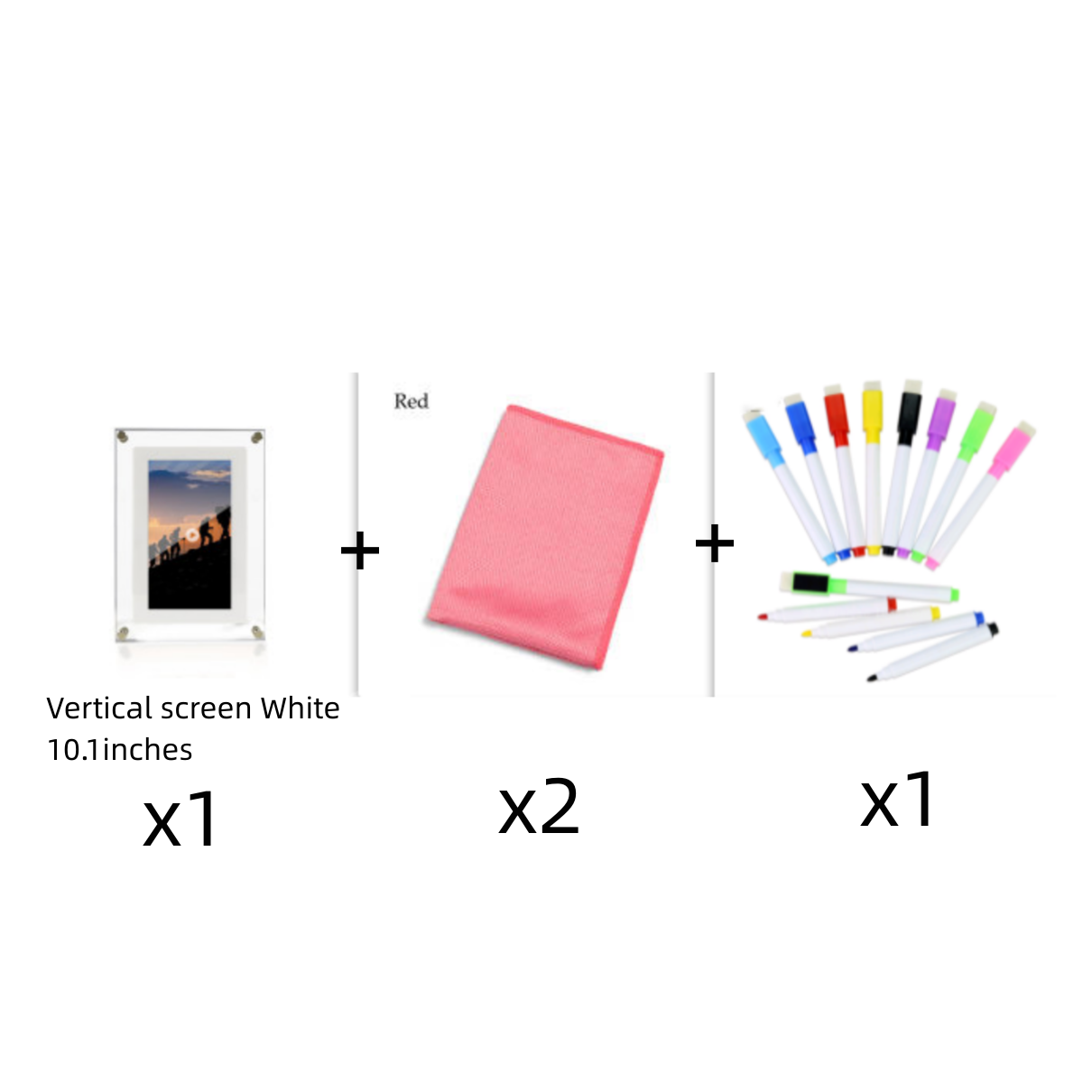Dijital Resim Çerçevesi Akrilik Video Oynatıcı Dijital Fotoğraf Çerçevesi 1GB Ve Pilli Dikey Ekran C Tipi Video Çerçevesi Sevilenler İçin Hediye