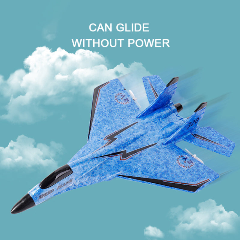2.4G Planör RC Drone MIG 320 Sabit Kanatlı Uçak El Fırlatma Köpük Dron Elektrikli Uzaktan Kumanda Açık RC Uçak Oyuncaklar Boys için