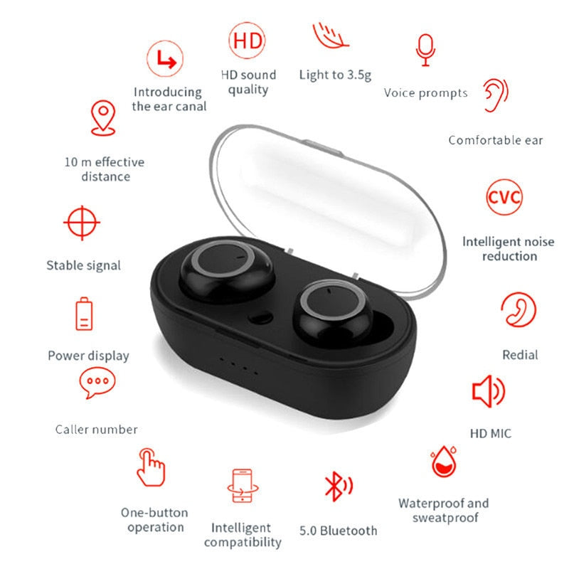 y50 Bluetooth Kulaklık 5.0