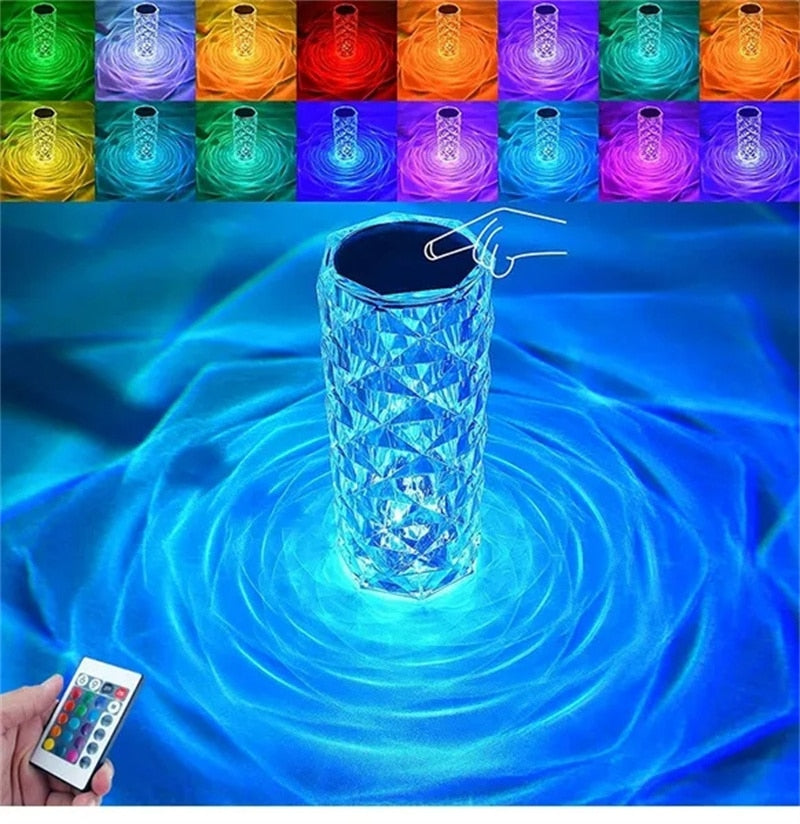 LED Kristal Lamba Dokunmatik Uzaktan Tasarım