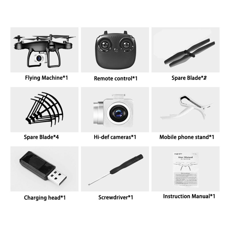 Kameralı Drone RC Quadcopter