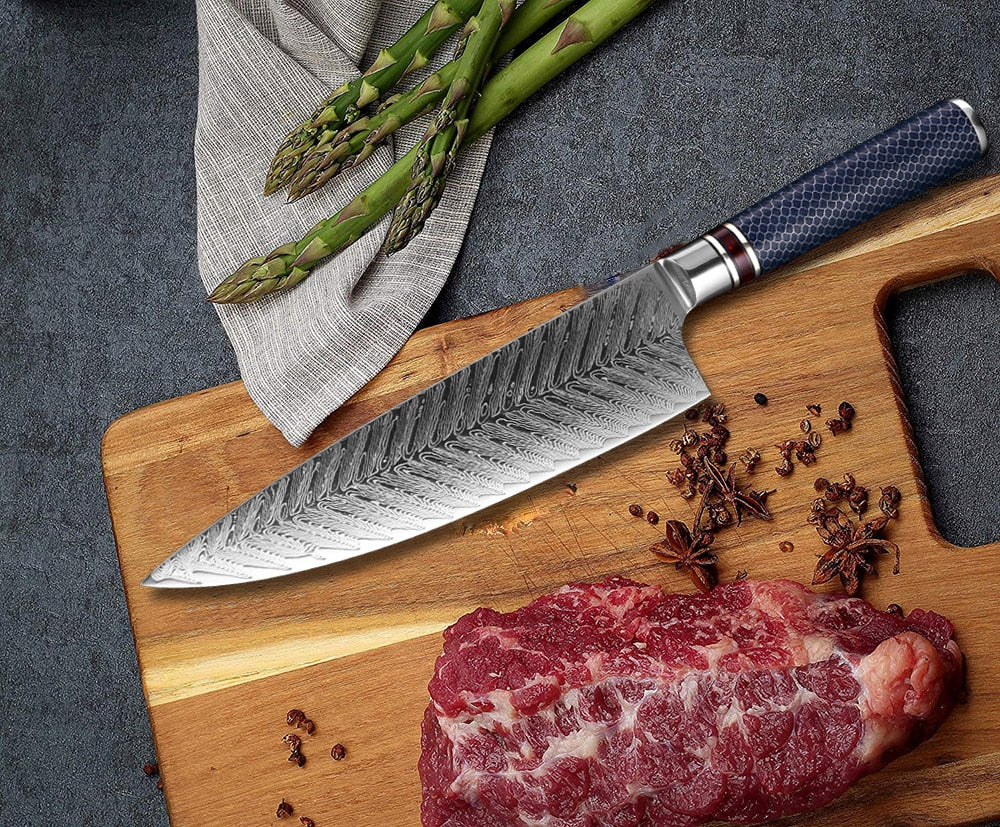 Şef Bıçağı Damascus Steel VG 10 - izzeboutique (Özel İlan)