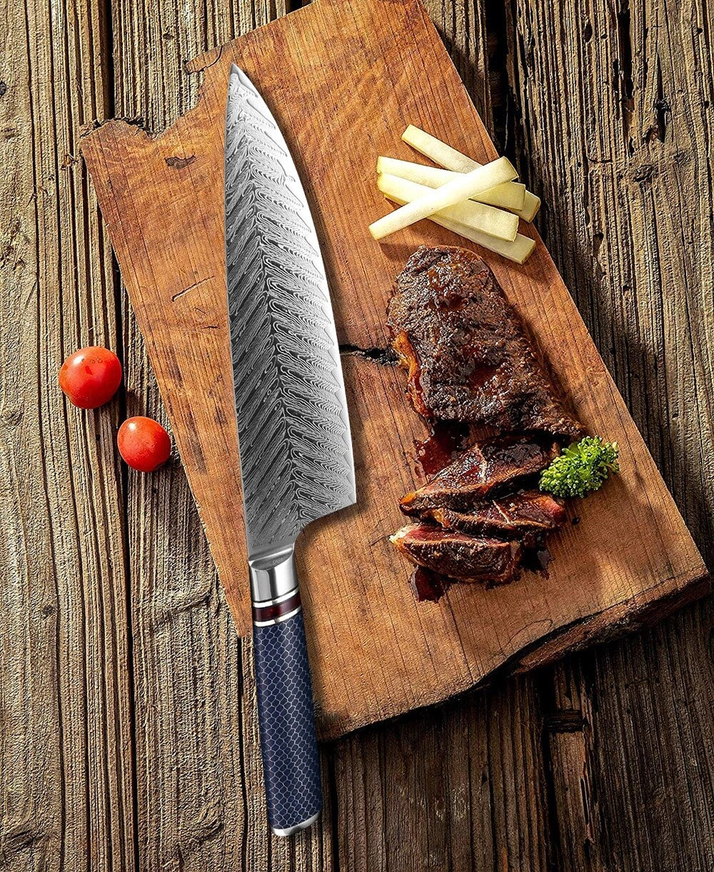 Şef Bıçağı Damascus Steel VG 10 - izzeboutique (Özel İlan)