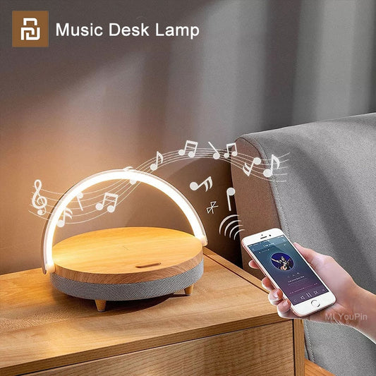 Kablosuz Şarjlı Müzik Masa Lambası